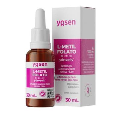 Imagem de Metilfolato de Cálcio Ydrosolv Yosen Laranja 30ml, Laranja