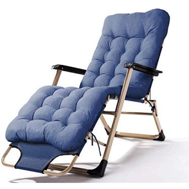 Imagem de UISLA Poltrona reclinável reclinável para jardim, balanço, espreguiçadeira, cadeira reclinável, com encosto de cabeça, acampamento, turismo, marrom