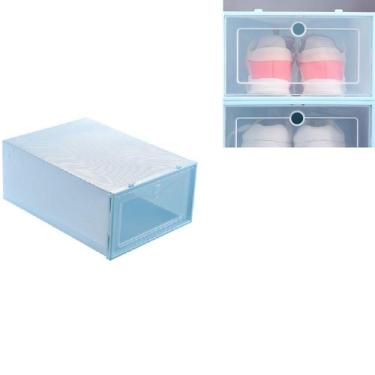 Imagem de Caixa Sapateira Organizador Empilhável Plástico Tenis Sapato - Y888, A