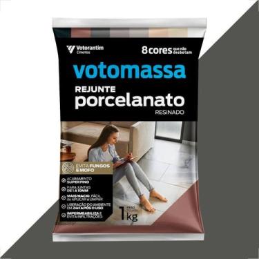 Imagem de Rejunte votomassa porcelanato grafite 1 kg - VOTORANTIN