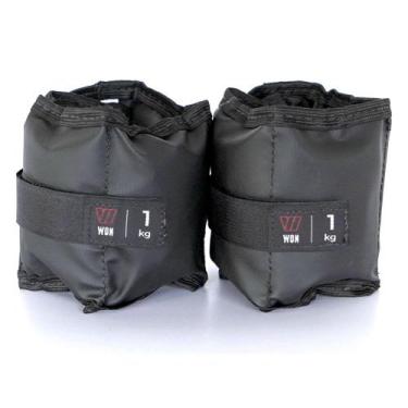 Imagem de Par Caneleira De Peso 1Kg Básica WON Funcional Exércicio Academia Musc