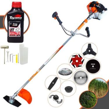 Imagem de Cortador de Grama Vulcan VR430S À Gasolina 43cc 1,7HP 10.000rpm Com Ca