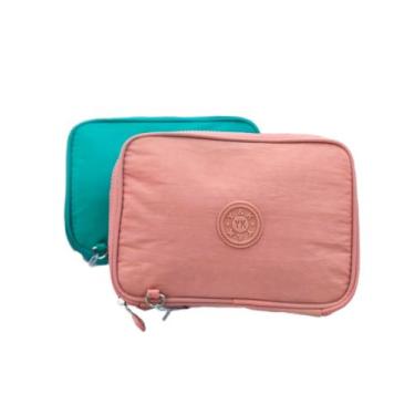 Imagem de COMBO: 2 NÉCESSAIRE Azul+Rosa - Oba Oba Ibol Bolsas