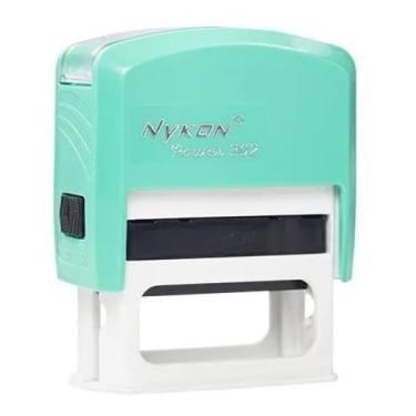 Imagem de Carimbo Automático Nykon 302 Verde Esmeralda