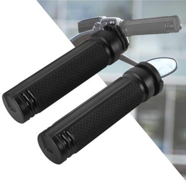 Imagem de HDBUBALUS Acelerador de cabo de guidão de 2,5 cm para motocicleta apto para Harley Touring V-Rod Sportster XL 883 1200 Dyna Softail VRSC (todo preto)