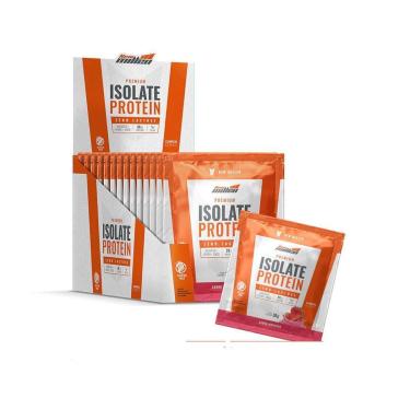 Imagem de Isolate Protein Premium - 15 Sachês de 30g Morango - New Millen-Masculino