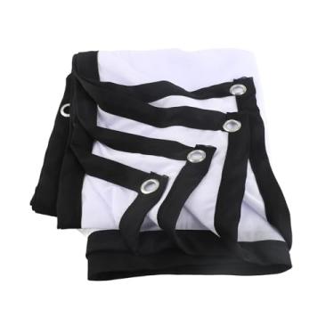 Imagem de VINGVO Tela do Projetor, Tela do Projetor Externa de 100 Polegadas Pull Down 16:9 Externa Dobrável Com Rugas