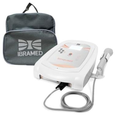 Imagem de Ibramed Sonopulse III, Aparelho de Estética Profissional, 1 e 3 MHz, com Bolsa Ruby, Energia Elétrica, para Clínicas e Spas
