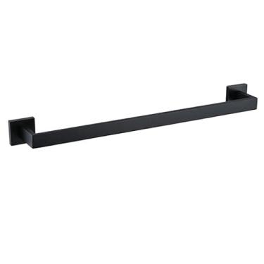 Imagem de SUYA Toalheiro único de 61 cm para parede de banheiro, toalheiro de aço inoxidável SUS304 para banheiro e cozinha, cabide de toalha de banheiro moderno para decoração de casa, varão de toalha montado