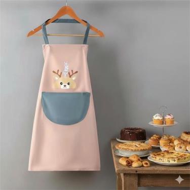 Imagem de Avental de Cozinha com Bolso Frontal 65x70cm Estampas Criativas Decora