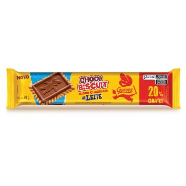 Imagem de Biscoito Chocolate ao Leite Garoto Choco Biscuit 78g Crocante