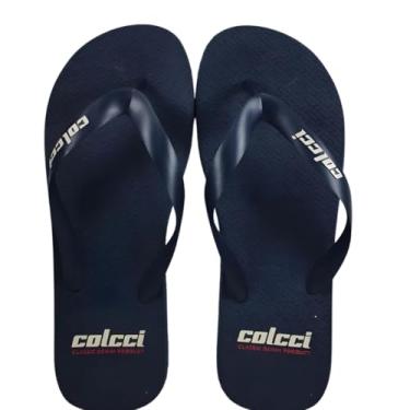 Imagem de Chinelo Masculino Colcci Classic Denim (Azul Darkness, BR, Adulto, Faixa Numérico, 39, 40)