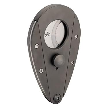 Imagem de Cortador de Charuto Xikar Xi3, Calibre do Anel 54, Formato Único de Lágrima, Aço Inoxidável 440 com um HRC de 57, Preto de Titânio