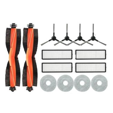 Imagem de Compatible With Xiaomi Robot Vacuum S20+ Plus B108GL/ S10+ Plus B105 Parts Main Roller Side Brush Hepa Filter Mop Cloth Accessories(Light yellow)