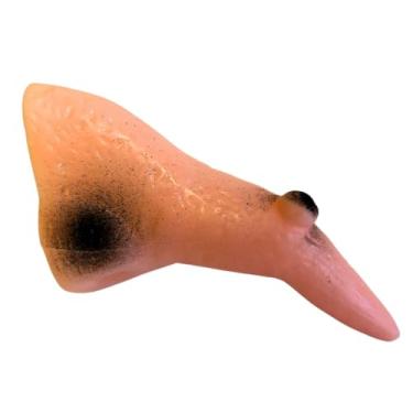 Imagem de Nariz de Bruxa de Látex com Verruga - Fantasia para Festa de Halloween