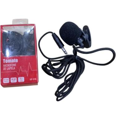 Imagem de Microfone de Lapela MP-018 - Áudio Profissional com Cabo P2 3.5mm para Celular, Câmera e PC – Ideal para Gravação, Podcast e Lives