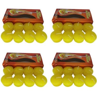 Imagem de Velas Estrela - Kit com 40 Velas Rechaud, Várias Opções de Cores - Sem Aroma, Luz Indireta