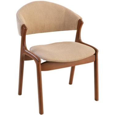 Imagem de Cadeira Pietra Madeira Maciça - Refinatto, Castanho