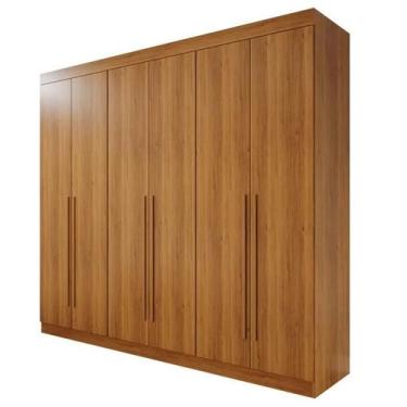 Imagem de Guarda Roupa Casal Uberaba 6 Portas 4 Gavetas 100% MDF Valverde Moveis