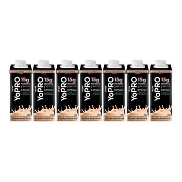 Imagem de Kit 7 YoPRO Bebida Láctea UHT Coco com Batata-Doce 15g de proteínas 250ml