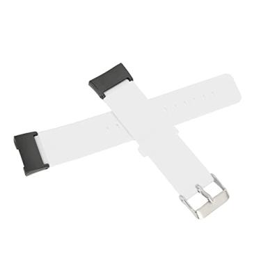 Imagem de EBTOOLS Relógio Esportivo Pulseira de Silicone Confortável Ajustável, Substituição de Relógio Inteligente, Perfeito para Atividades Ao Ar Livre (Branco)