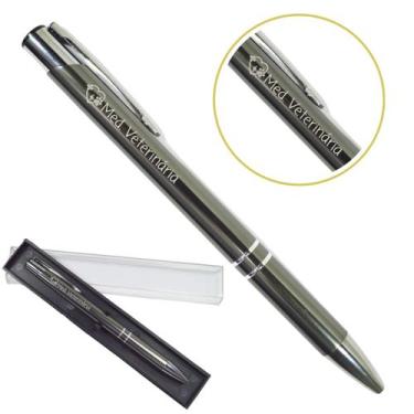 Imagem de Caneta Personalizada Coloridas Cursos Metal Profissional Med. Veteriná