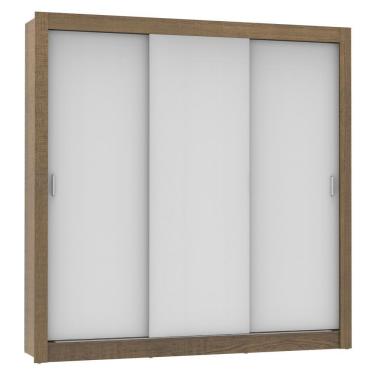 Imagem de Guarda Roupa Lyon Plus 3 Portas de Correr e 4 Gavetas Madesa