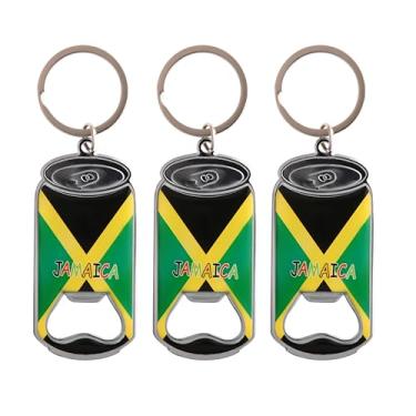 Imagem de Chaveiro abridor de garrafa de cerveja - conjunto de 3 (Jamaica multicolorido)