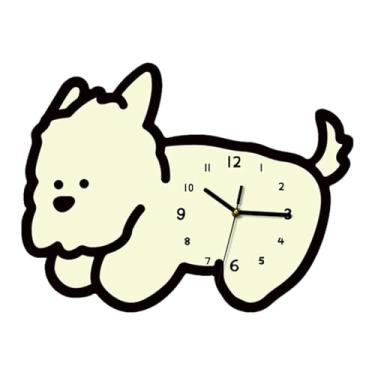 Imagem de XLWLLNJ Relógio de Parede Silencioso em Formato de Cachorro (sem Mecanismo)
