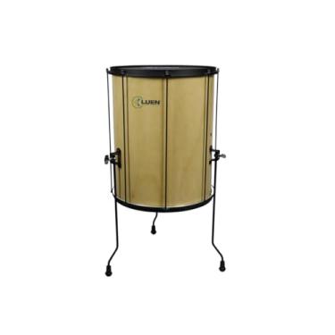 Imagem de Surdo 60X18 Folheado Verniz Aro Chapa Preto Pele Korino Pto 08 Afin com 3 Pes - Brasil - Luen