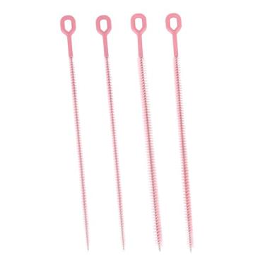 Imagem de 4un Escovas Limpeza Canudos Compatíveis com Stanley, 31,5cm Extra Longas Escova Limpeza Canudos Reutilizável Cerdas e Cobertura Total Acessórios (Rosa Macaron, 3 Tamanhos)
