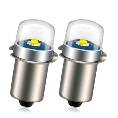 Imagem de Ruiandsion Lâmpada LED de atualização P13.5S 4V-24V 3W Lâmpada LED 6V 9V 12V 18V 19,2V Substituição para Ryobi Milwaukee DEWALT Lâmpada Lanterna Lanterna Trabalho Lâmpadas Maglit sem polaridade