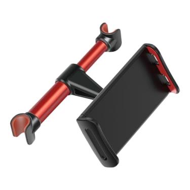 Imagem de DUSCOKE Suporte de encosto de cabeça para carro, suporte giratório ajustável para tablet 360 para dispositivos de 13,5 a 25,9 cm, suporte universal de telefone para banco traseiro de carro para