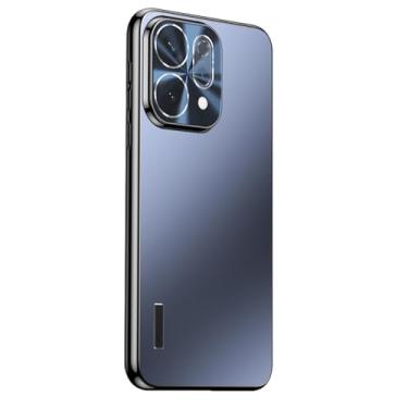 Imagem de FWYANZH Capa preta, X9Pro, para Oppo Find X9/X9pro, borda galvanizada, fina, à prova de choque, proteção de lente com tudo incluído, capa elegante