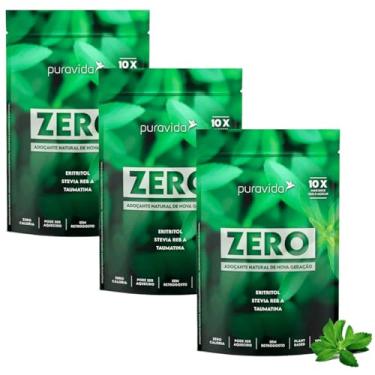 Imagem de Kit 3 Adoçante Natural Zero Puravida 100g