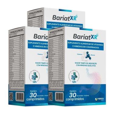 Imagem de KIT 3 Bariat XR Supera Farma 30 Comprimidos