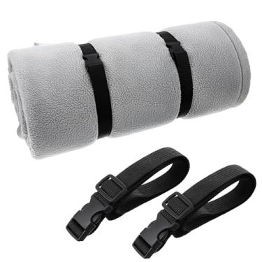 Imagem de Alças de colchão, 2 peças, colchões de espuma ajustáveis, alças de embalagem com fivelas bloqueadas resistentes para mudança de casa, protetor de colchão de gel, armazenamento de suprimentos de cama