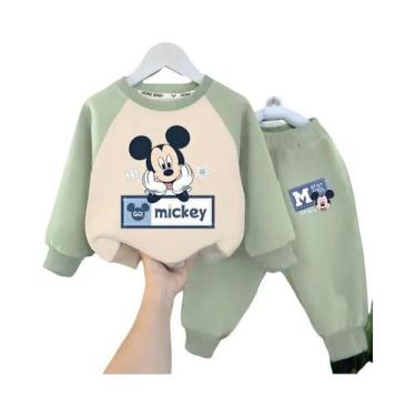 Imagem de Conjunto De Moletom Casual Infantil Disney Minnie Primavera Outono Com