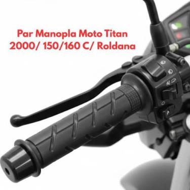 Imagem de Par Manopla Moto Titan2000/Titan 150/160 C/ Roldana - Wester