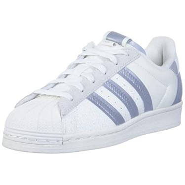 Imagem de Adidas Originals Superstar masculino, Matiz branca/branco/prata metálico, 45 BR