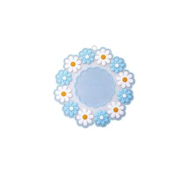 Imagem de Phefop Tapete de Copo Com Isolamento Térmico, Gel de Sílica à Prova de Graxa à Prova d'água, Lindo Design de Margarida, Ideal para Cozinha e Mesa de Jantar (#11)