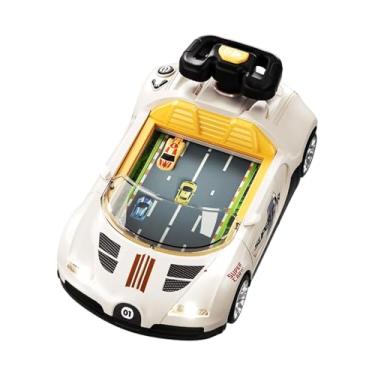 Imagem de oshhni Carrinho de corrida com volante musical, brinquedo educativo com som, jogo interativo de simulação de direção para crianças a partir de 3 anos.