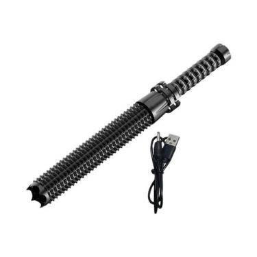 Imagem de Lanterna LED Super Brilhante XHP90 Bastão De Defesa Tática Telescópico