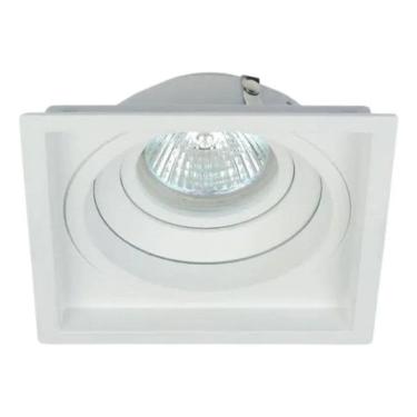 Imagem de Spot Embutir Micro Borda Alumínio Branc - Mini Dicroica Mr11