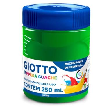 Imagem de GIOTTO Tempera Guache, Tinta Guache em Pote de 250ml, Cor Verde Folha
