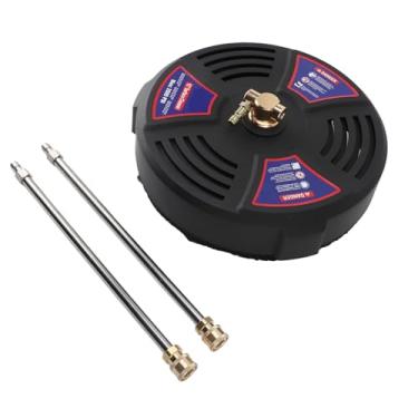 Imagem de Ymiko Limpador de Superfície de 13 "para Lavadoras Elétricas, 2500 PSI, Conexão Rápida de 1/4" Com Varinhas de Extensão, Acessório de Limpeza de Piso para Serviços Pesados