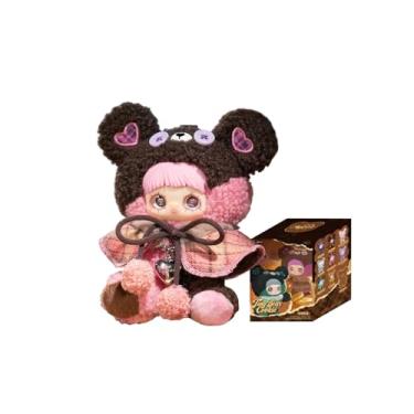 Imagem de CALEMBOU Pingente de caixa cega de pelúcia, chaveiro Kawaii Maymei Tiny Bear Cookie Series Stuffed Blind Box, Kawaii Mystery Vinyl Plush Bag Charms colecionáveis para aniversário e Natal
