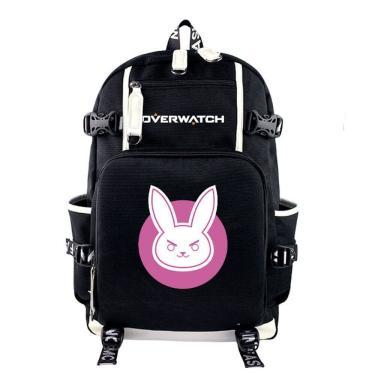 Imagem de Mochila escolar Anime DVA Overwatches Kids 35x14x46cm
