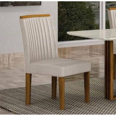 Imagem de Cadeira Para Mesa de Jantar 2 Unidades Jade MDF - Leifer