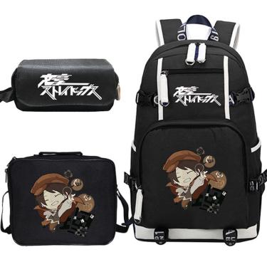 Imagem de Conjunto de mochilas Bungos Strays Dogs Dazais Osamus Cartoon Kids
